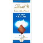 Lindt Excellence Milk Extra Creamy Chocolate Bar Each 100 g-(Pack of 3)