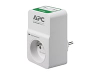 Apc Essential Surgearrest Pm1wu2 - Överspänningsskydd - Ac 230 V - Utgångskontakter: 1 - Frankrike - Vit