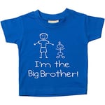 60 Second Makeover Limited I'm The Big Brother Blue Tshirt Baby Toddler Kids Available in Sizes 0-6 Months to 14-15 Years New Baby Brother Gift