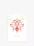 Art File Flower Splatter Diwali Card