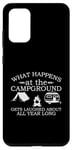 Coque pour Galaxy S20+ Ce qui se passe au camping fait rire toute l'année