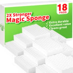 18Pack Magic Eraser Sponge for Cleaning, Extra Durable with 2X Stronger Cleaning