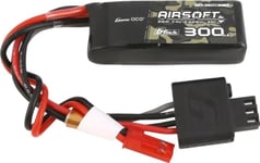 Gens Ace G-Tech 35C 300Mah 2S1p 7,4V Airsoft Gun Lipo-Batteri Med Jst-Syp-Kontakt