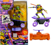 Turtles - Tortue Ninja - Figurine Tortue Ninja - Tortue Ninja Donatello Inspirée Du Film D¿Animation Ninja Turtles: Teenage Years, Skateboard Radiocommandé Avec Amortisseur.