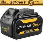 For DeWalt DCB548-XJ 18v 54V 9Ah Li-ion FlexVolt Battery High Powered Pack