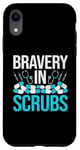 Coque pour iPhone XR Bravery In Scrubs Infirmière