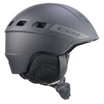 CGM Premier Casque Ski Adulte Unisexe, Noir Opaque, L (58-61cm)