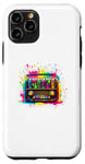 Coque pour iPhone 11 Pro Splash Art Radio Vintage Radios Antiques