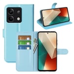 Xiaomi Redmi Note 13 5G      Pu Wallet Case    [Lightblue]