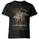 T-Shirt Enfant Wile E Coyote Guitar Arena Tour Looney Tunes - Noir - 11-12 ans - Noir