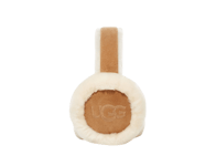 W Embroidered L Earmuffs - Chestnut