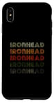 Coque pour iPhone XS Max Love Heart Ironhead Tee Grunge Vintage Style Ironhead Noir