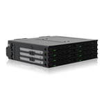 ICY DOCK ExpressCage MB038SP-B, 8 Bay 2.5” SATA/SAS HDD/SSD Cage for External 5.