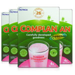 4x Complan Strawberry Nutrition Vitamin Supplement Protein Energy Drink 4x55g