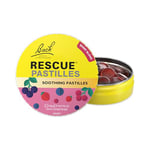 Rescue Pastilles (Mixed Berry), Soothing Emotional Wellness Pastilles, Travel Size On The Go Calming Pastilles, Alcohol-Free, Sugar Free, Natural Flower Essences