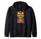 No Worries God-Got Me Hippie Retro Christian Religion Jesus Zip Hoodie