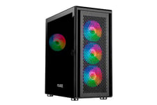 Føniks Bushido IV Færdigsamlet Gamer Computer - AMD Ryzen 5 7500F - Vandkøler - 16GB DDR5 - RTX 4070 12GB - 1TB SSD M.2 - Windows 11 installeret og køreklar