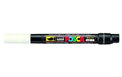 uni-ball Posca PCF-350 Brush - White, Pack of 5