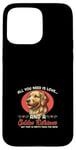 Coque pour iPhone 15 Pro Max Golden Retriever Chien Race Golden Retriever