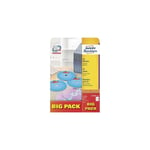 Avery-Zweckform CD-Etiketten 1+1 Aktion CD-Etiketten w. SuperSize L7676A-40P Tinte, Laser Etiketten