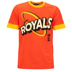 Dolce & Gabbana Coton T-Shirt Avec Royal King Logo Couronne Imprimé Orange 12413