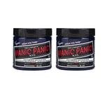 Manic Panic Shocking Blue Classic Creme Vegan Semi Permanent Hair Dye 2 x 118ml