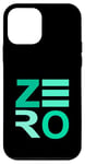 Coque pour iPhone 12 mini Bleu sarcelle Aqua Zeroed In! Teal Aqua Graphic