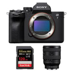 Sony Alpha A7 Mark IV Appareil photo + FE 20-70mm F4 G + SanDisk 128 Go Extreme Pro SDXC UHS-II U3 300 Mo/s