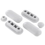 Ideal Standard R643801 Pack de Tampons ou Patins pour Abattant WC Washpoint Daylight Siège de Toilette Blanc Fermeture Avec et Sans frein de chute