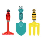 Gardenlife - Childrens garden tools set/3 insects (KG268)