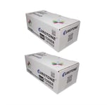 2x Toner for Epson Workforce AL-M 400 DN DTN, C13S050697 S050697 Black