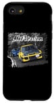 Coque pour iPhone SE (2020) / 7 / 8 CP9A Racing CAR jaune vs bleu