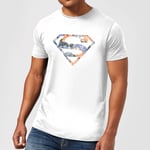 T-Shirt Homme Logo Superman Fleuri DC Originals - Blanc - M