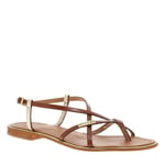 Nu-pieds, sandales marron