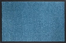 ID Mat Mirande Turquoise Tapis Paillasson, Fibres Nylon sur Semelle PVC caoutchouté, 40 x 60 cm