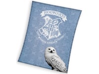 Harry Potter Hedwig Coral Fleece Filt - 130 X 170 Cm