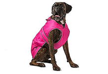 Ancol Muddy Paws Manteau imperméable pour Chien Rose Taille XXL Longueur 70 cm Circonférence maximale 98 cm