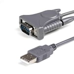 StarTech.com 3ft (91cm) 1-Port USB to Serial Cable DB9/DB25 RS232 to USB Conv...