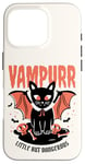 iPhone 16 Pro Vampurr Little But Dangerous Cat Cute Vampire Design Case