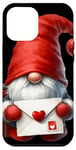 Coque pour iPhone 12 Pro Max Valentines Gnome Dad Heart Love Letter For Valentines Day