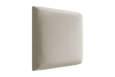 AYERBE Väggpanel 30x4x30  cm Stoppad Sammet/Beige - Väggpanel