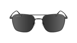 Lacoste Men's Sunglasses L261S - Shiny Gunmetal with Solid Smoke Lens