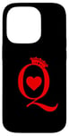 Coque pour iPhone 14 Pro Jeu de cartes à jouer Queen Of Hearts King Of Hearts