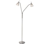 Lampe Sur Pied Design LED Dimmable Pour Salon Chambre En Verre D'Albâtre