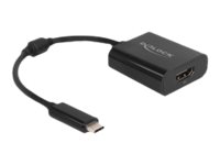 Delock - Video Adapter - 24 Pin Usb-C Hann Til Hdmi Hunn - 15 Cm - Svart - 8 K 30 Hz (7680 X 4320) Støtte