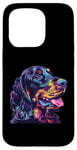 Coque pour iPhone 15 Pro Gordon Setter Pop Art Figurine de race de chien