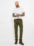 Joe Browns Hit The Action Cargo Trousers - Green, Green, Size 36, Inside Leg Regular, Men