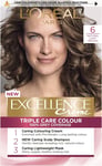 L’Oréal Excellence Crème Hair Dye 100% Grey Coverage 8 Weeks Color 6 Light Brown