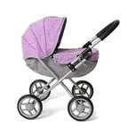 Bayer Chic 2000 Poussette de poupée Lilli - Petite Poussette de poupée pour la Plus Jeune Maman de poupée - Mélange Violet - 550-69