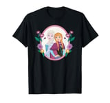 Disney Princess Frozen Elsa and Anna Easter Spring Flowers T-Shirt